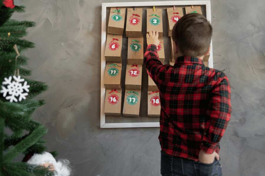 what to put in advent calendar toddler