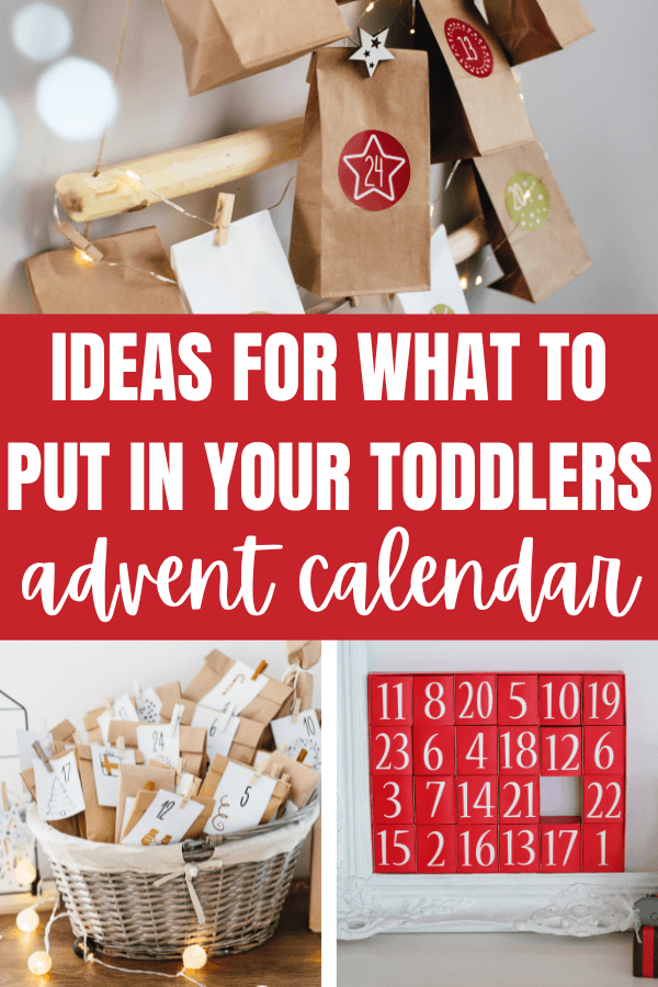 what to put in advent calendar toddler