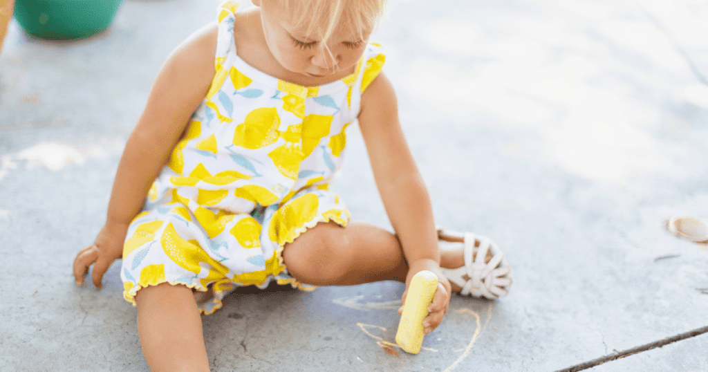 Best Easter Basket Ideas for Toddlers - Sidewalk chalk