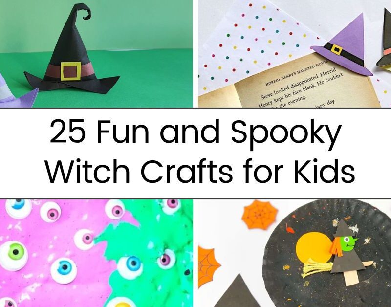 25 Cute Witch Crafts for Kids this Halloween (2025)