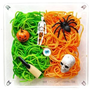 14+ Easy Halloween Sensory Bin Ideas for Kids