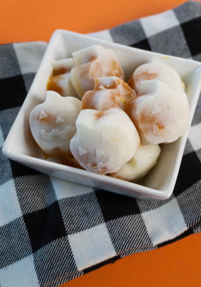 Frozen Pumpkin Yogurt Bites