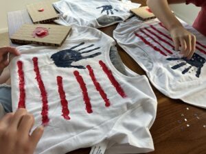 DIY 4th of July shirt for kids
