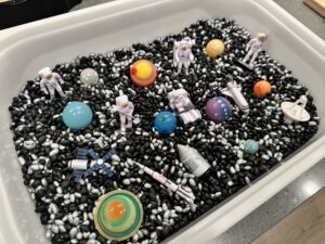 Space sensory bin